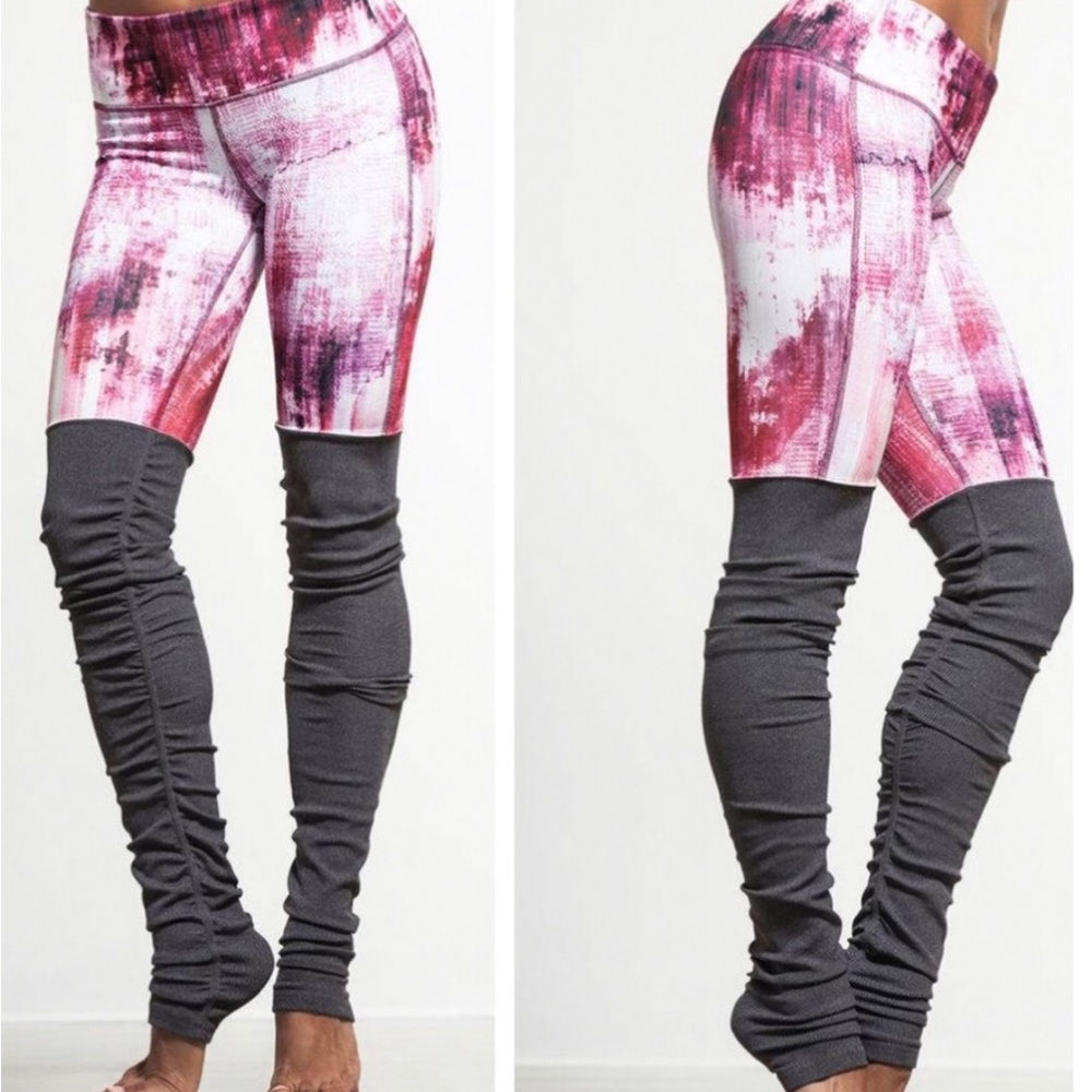 ALO YOGA GODESS LEGGING DESERT SUNSET STORMY PINK